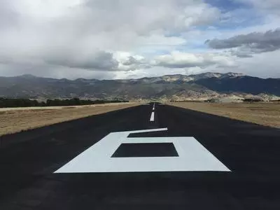 Runway at Salida Airport